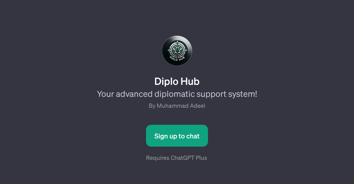 Diplo Hub website