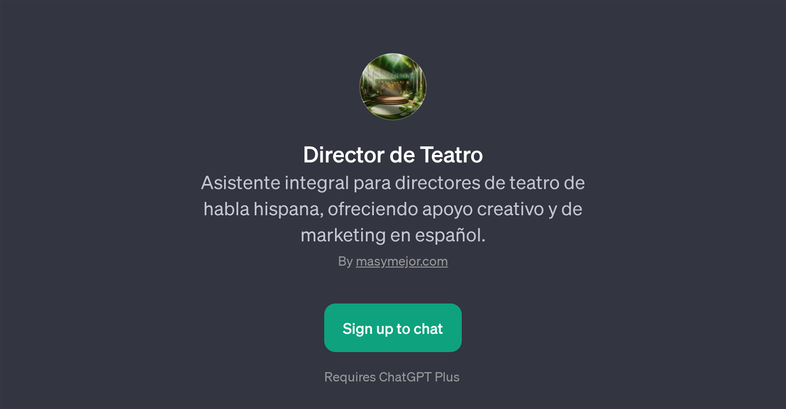 Director de Teatro website