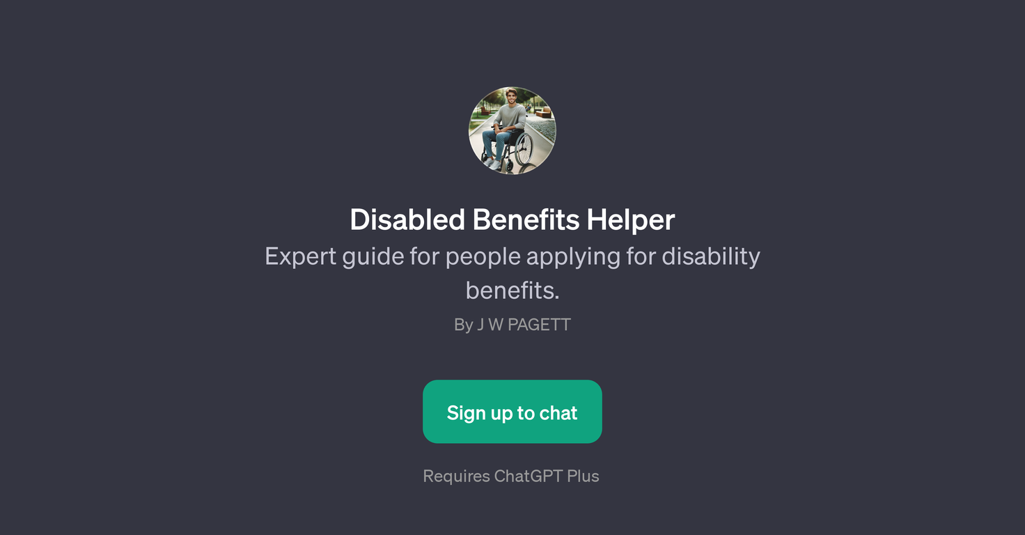 Disabled Benefits Helper website