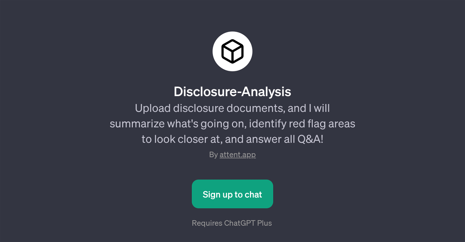 Disclosure-Analysis website