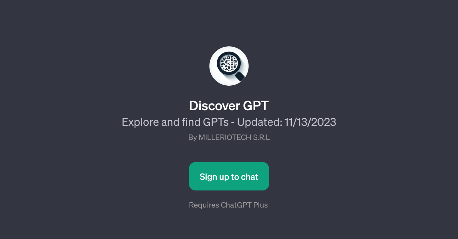 Discover GPT website