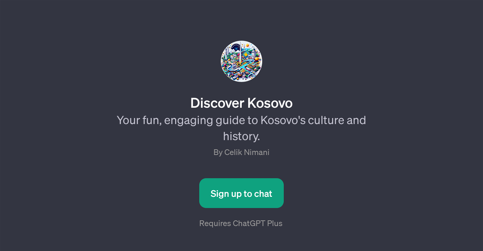 Discover Kosovo website