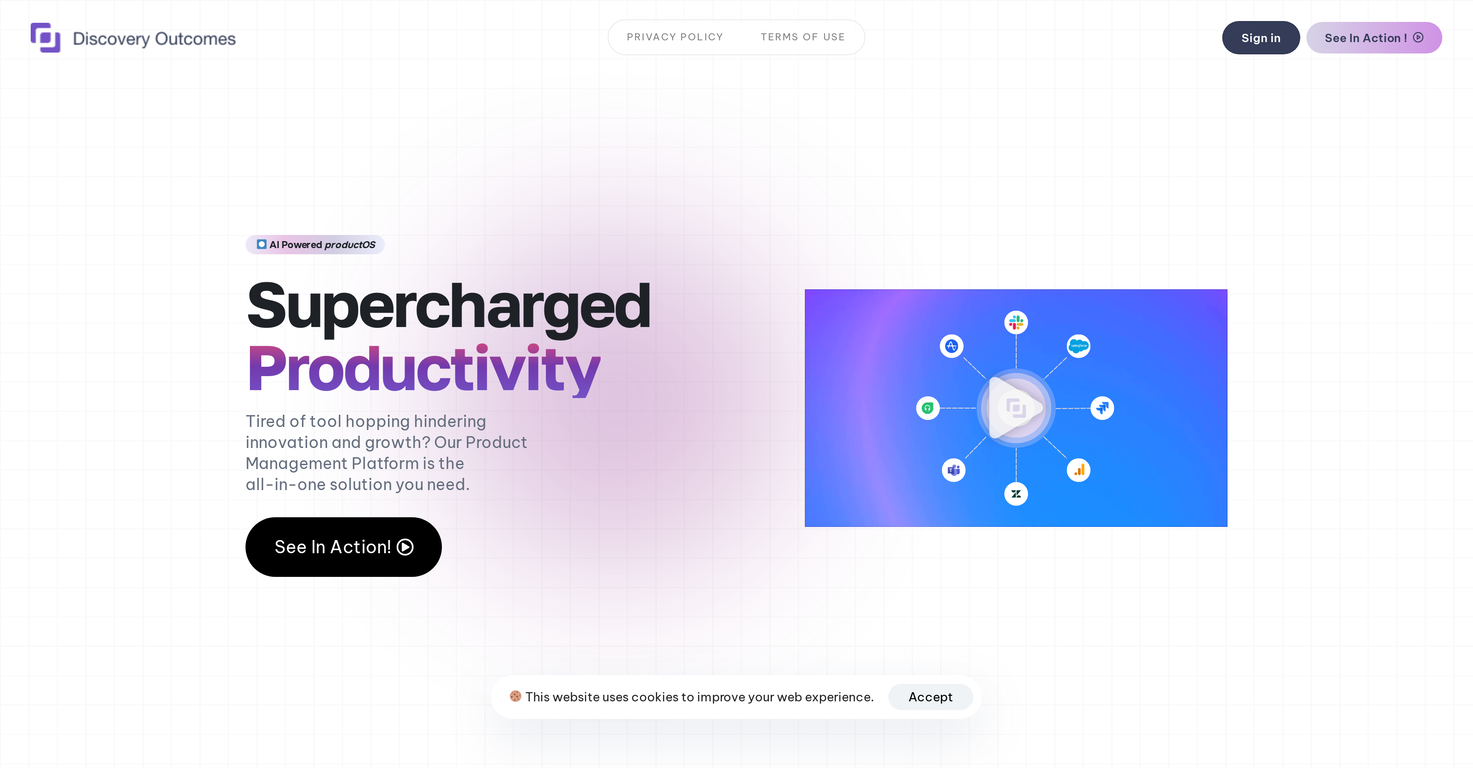 Discovery Outcomes website