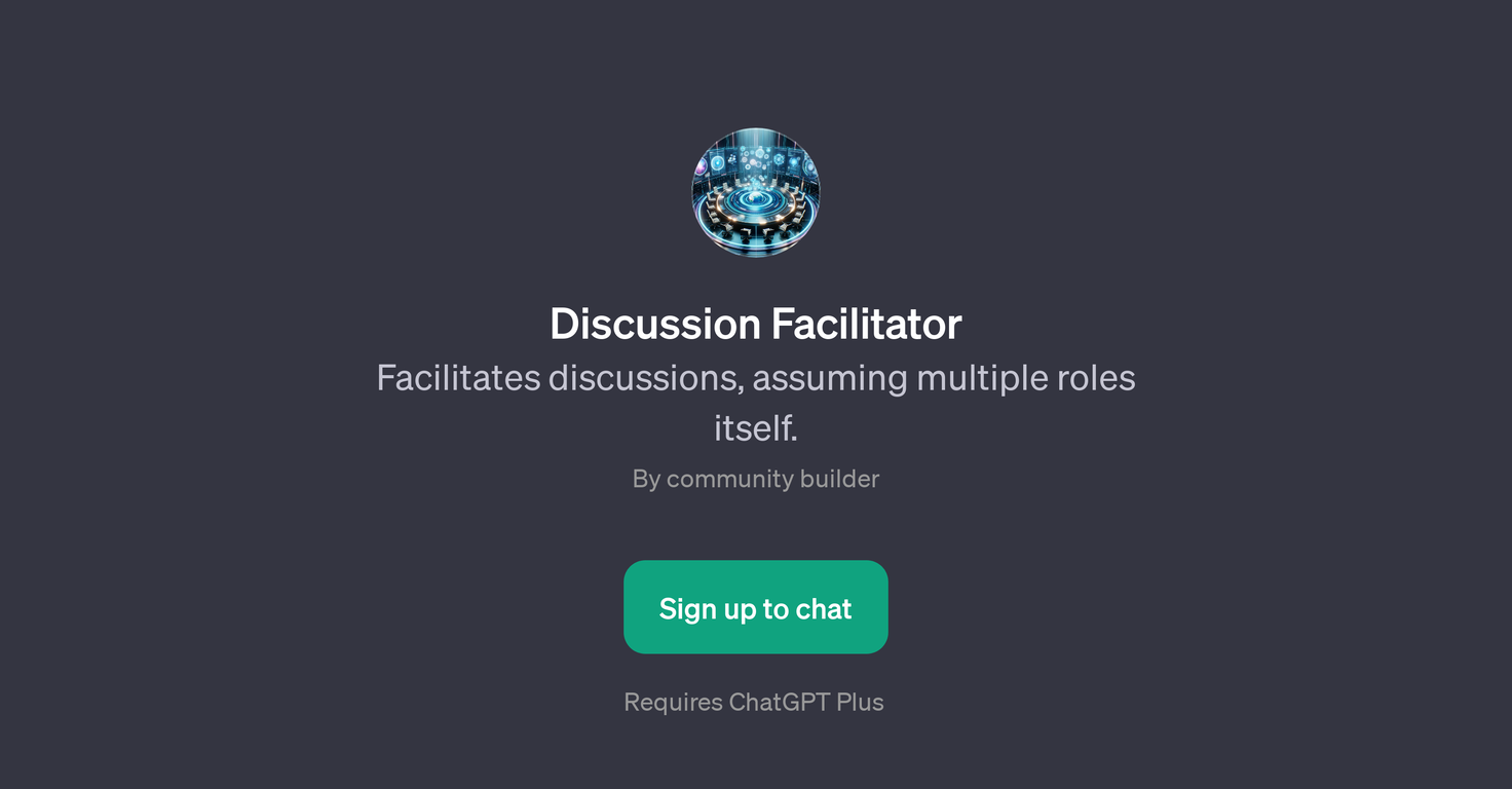 Discussion Facilitator website