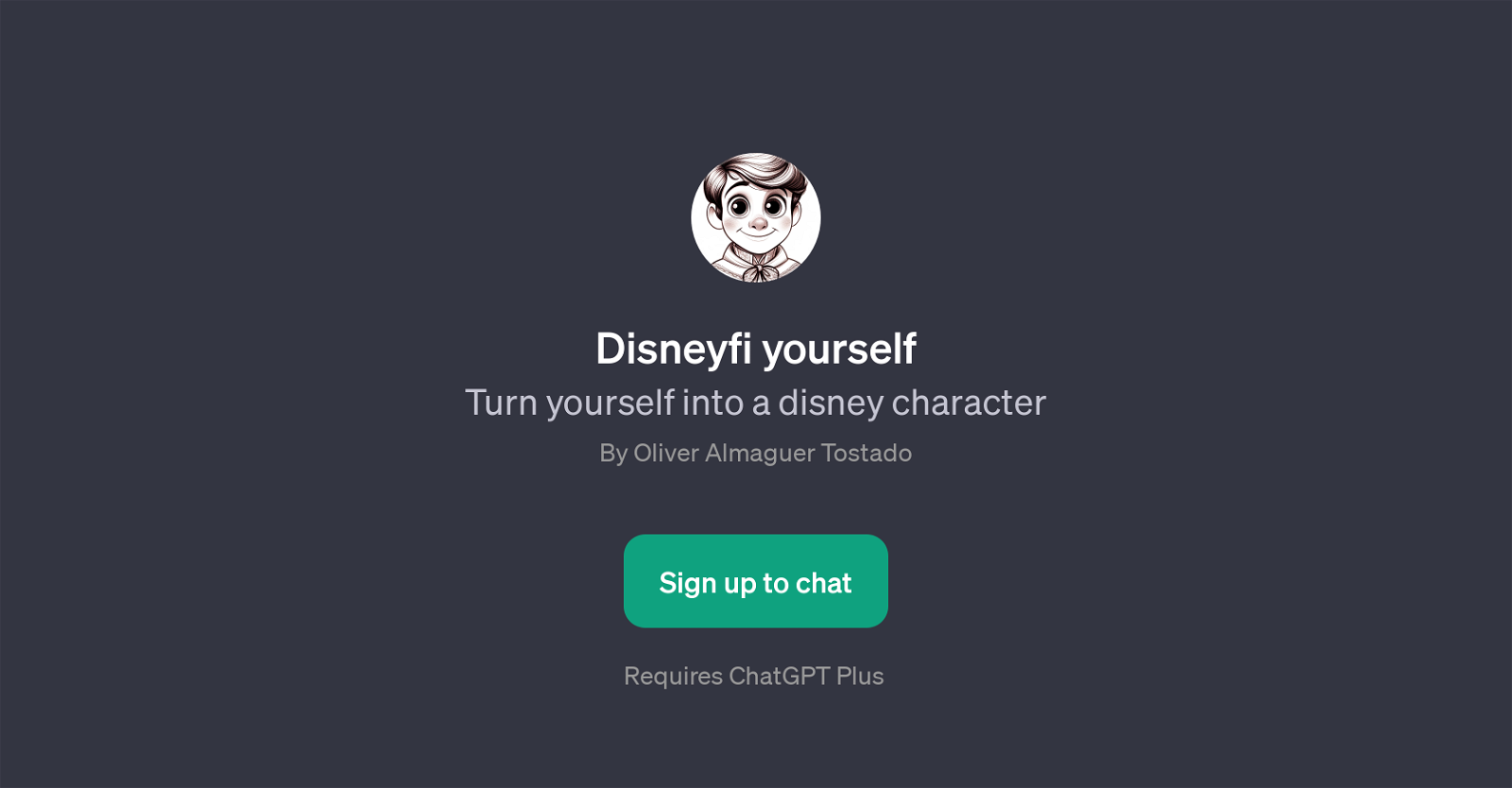Disneyfi Yourself website