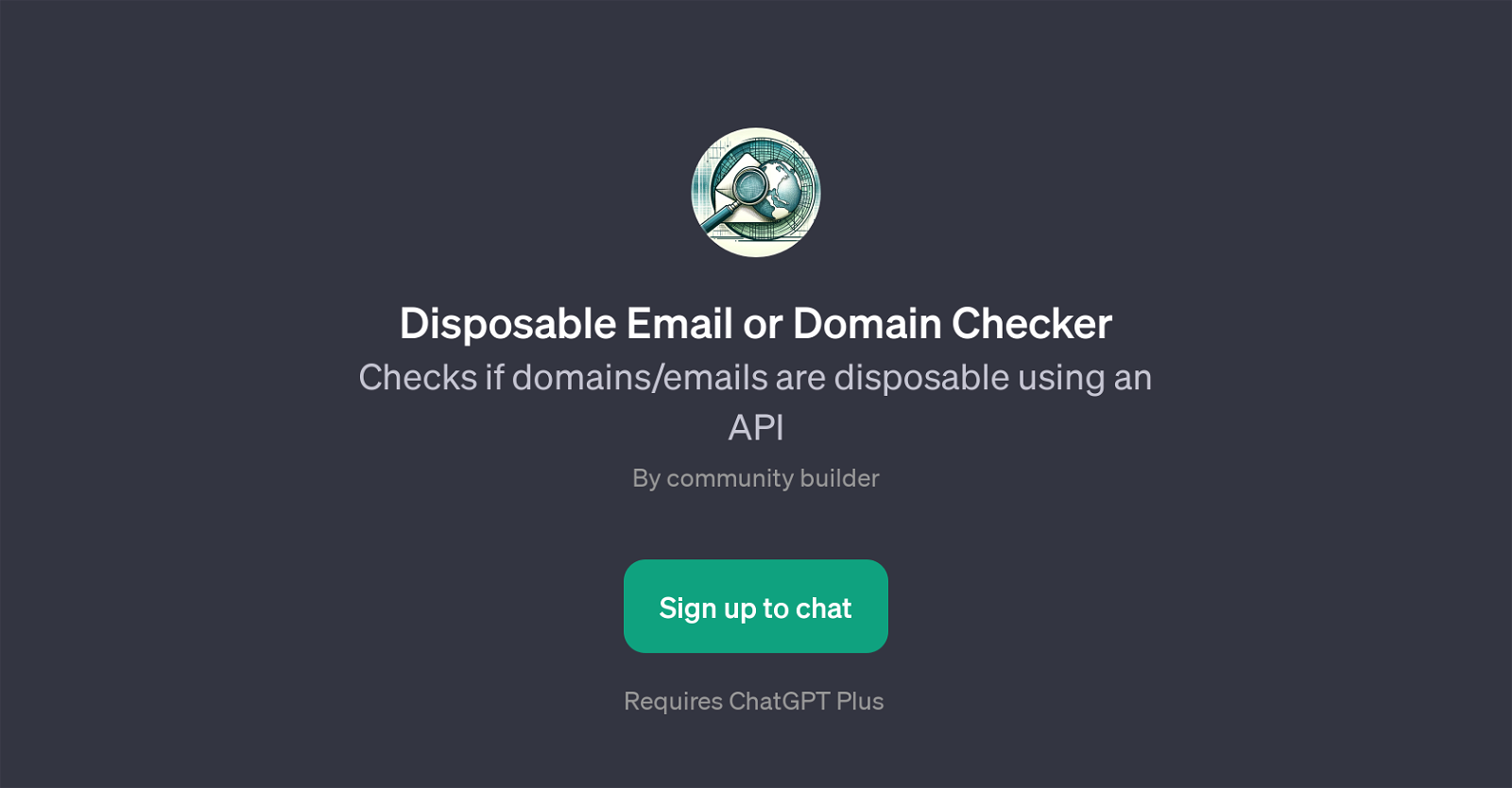 Disposable Email or Domain Checker website