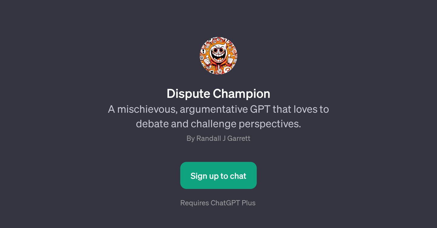 Dispute Champion website