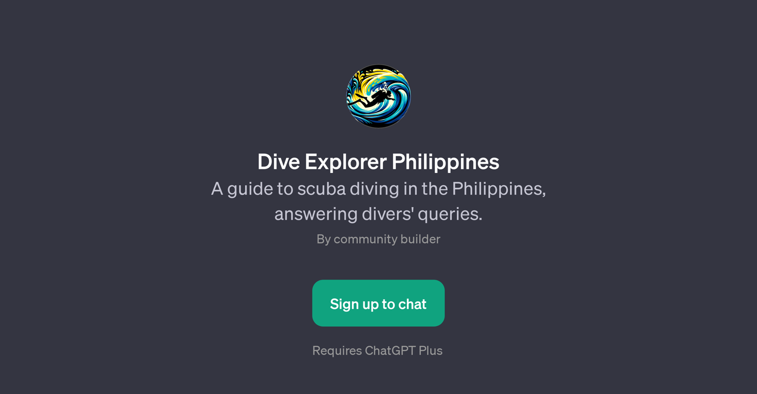 Dive Explorer Philippines website
