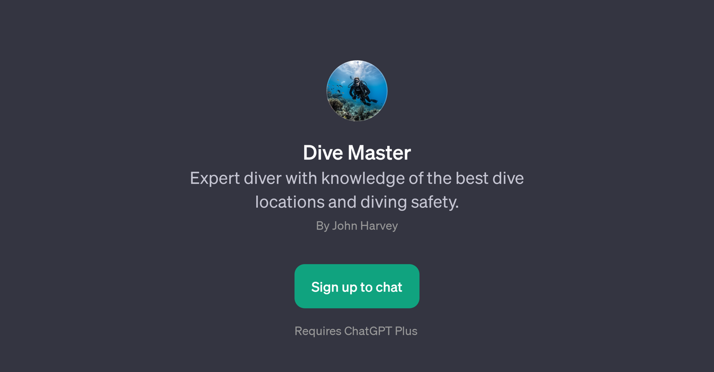 Dive Master website