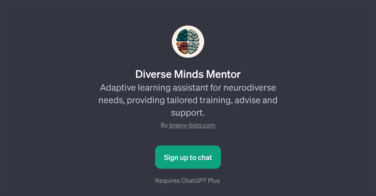 Diverse Minds Mentor website