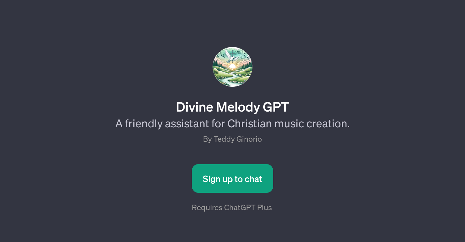 Divine Melody GPT website