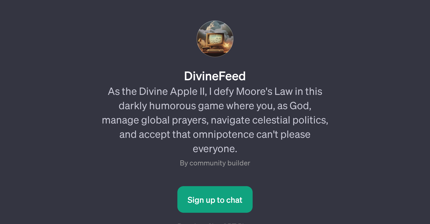 DivineFeed website