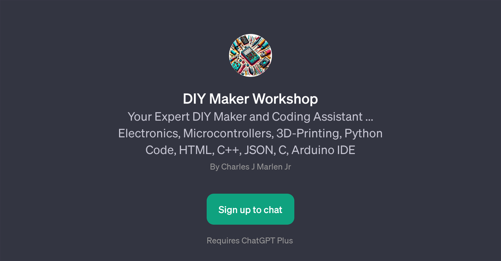 DIY Maker Workshop website