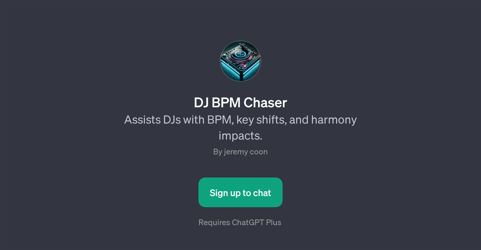DJ BPM Chaser website