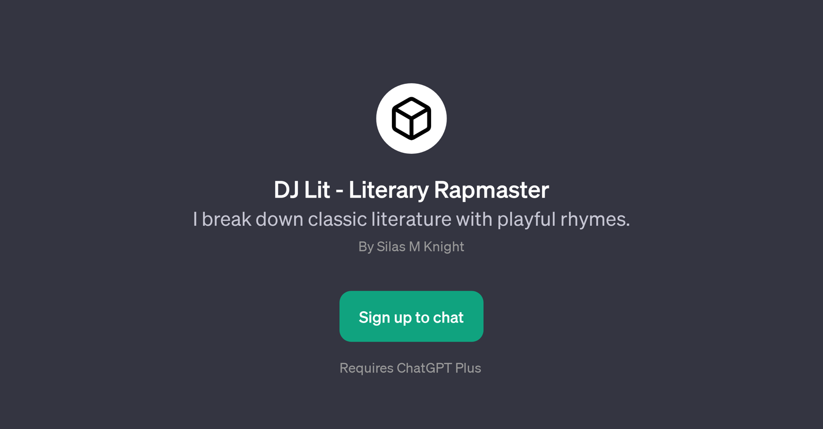 DJ Lit - Literary Rapmaster website