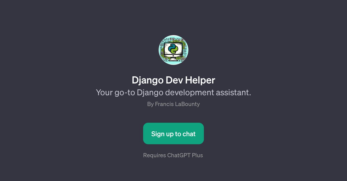 Django Dev Helper website