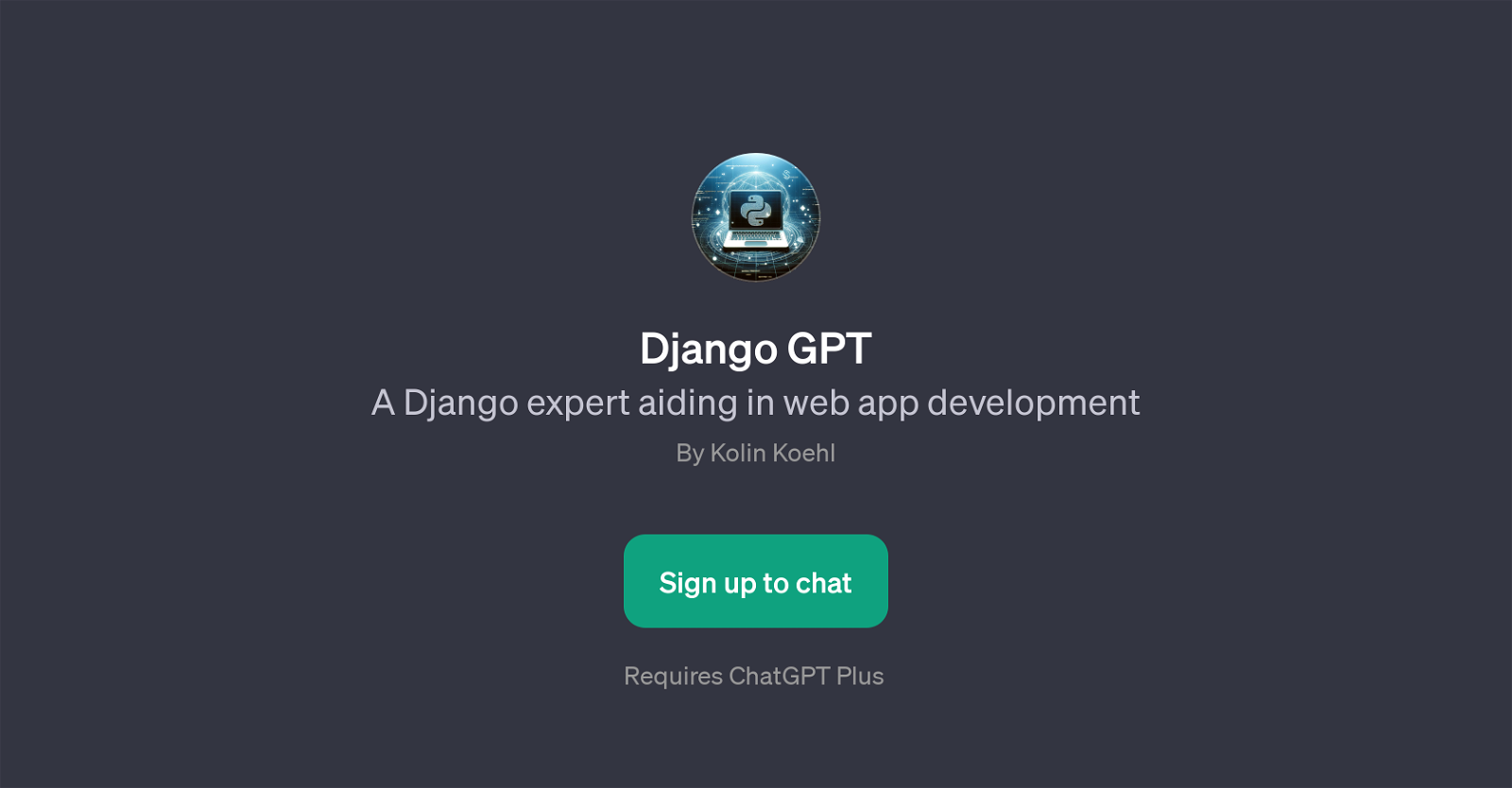 Django GPT website