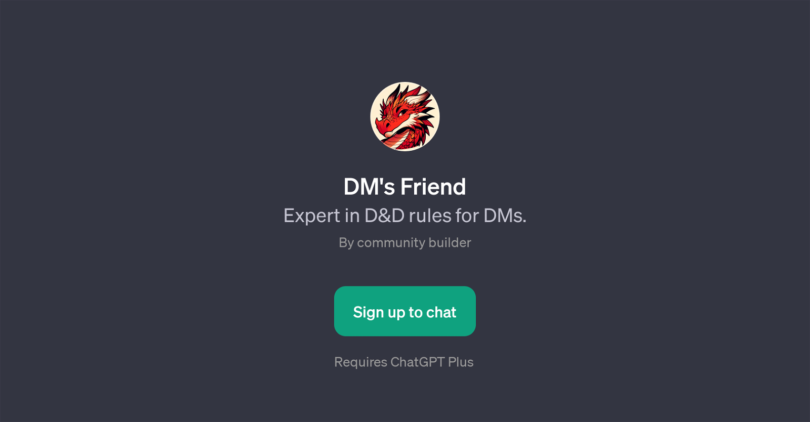 DM's Friend website