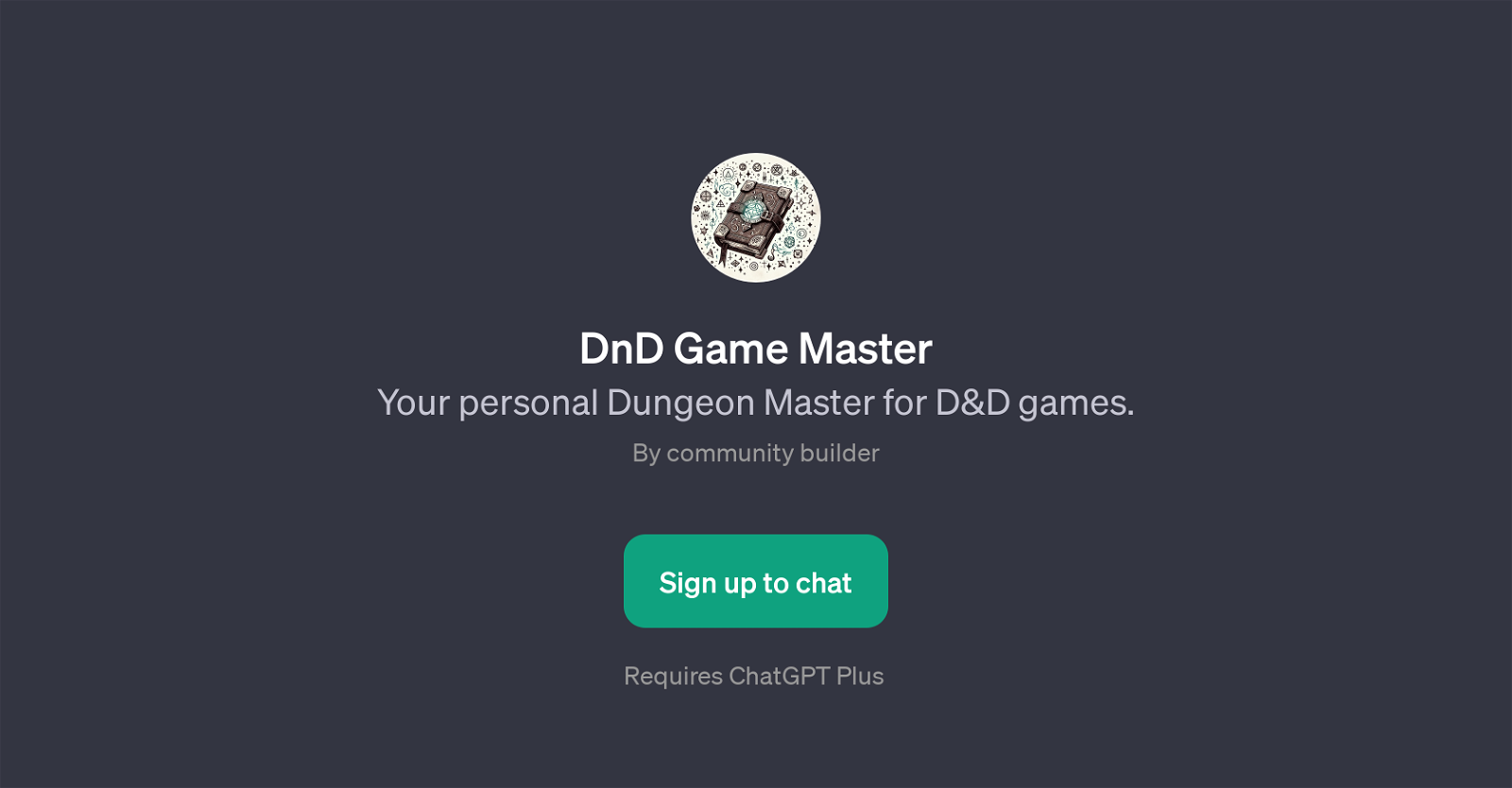 DnD Game Master website