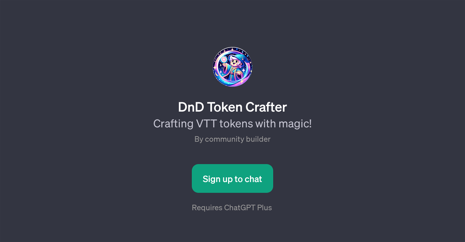 DnD Token Crafter website