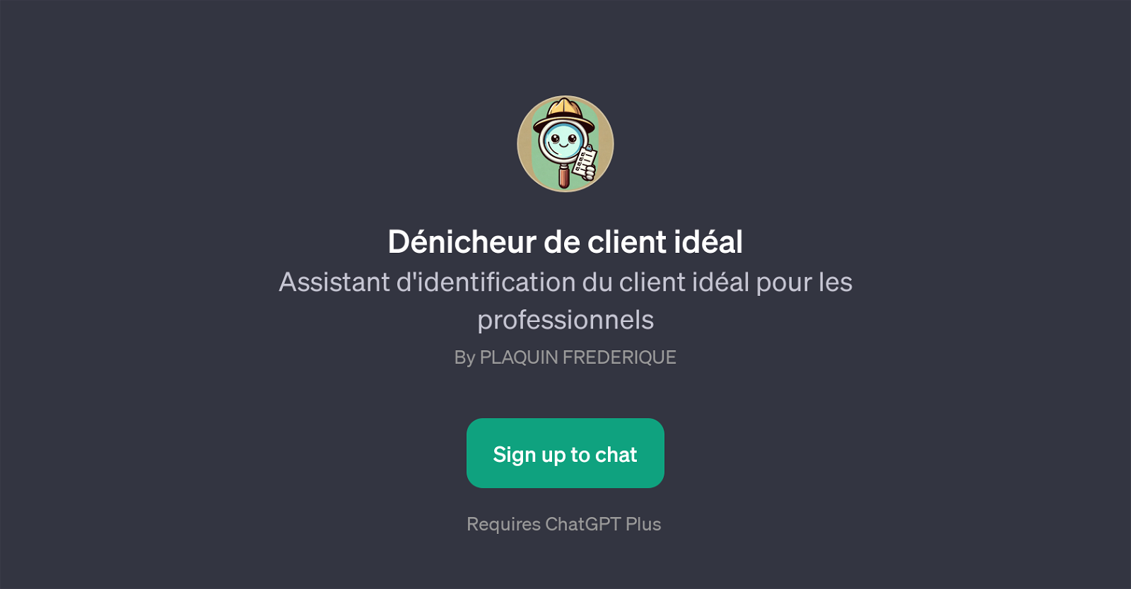 Dnicheur de client idal website
