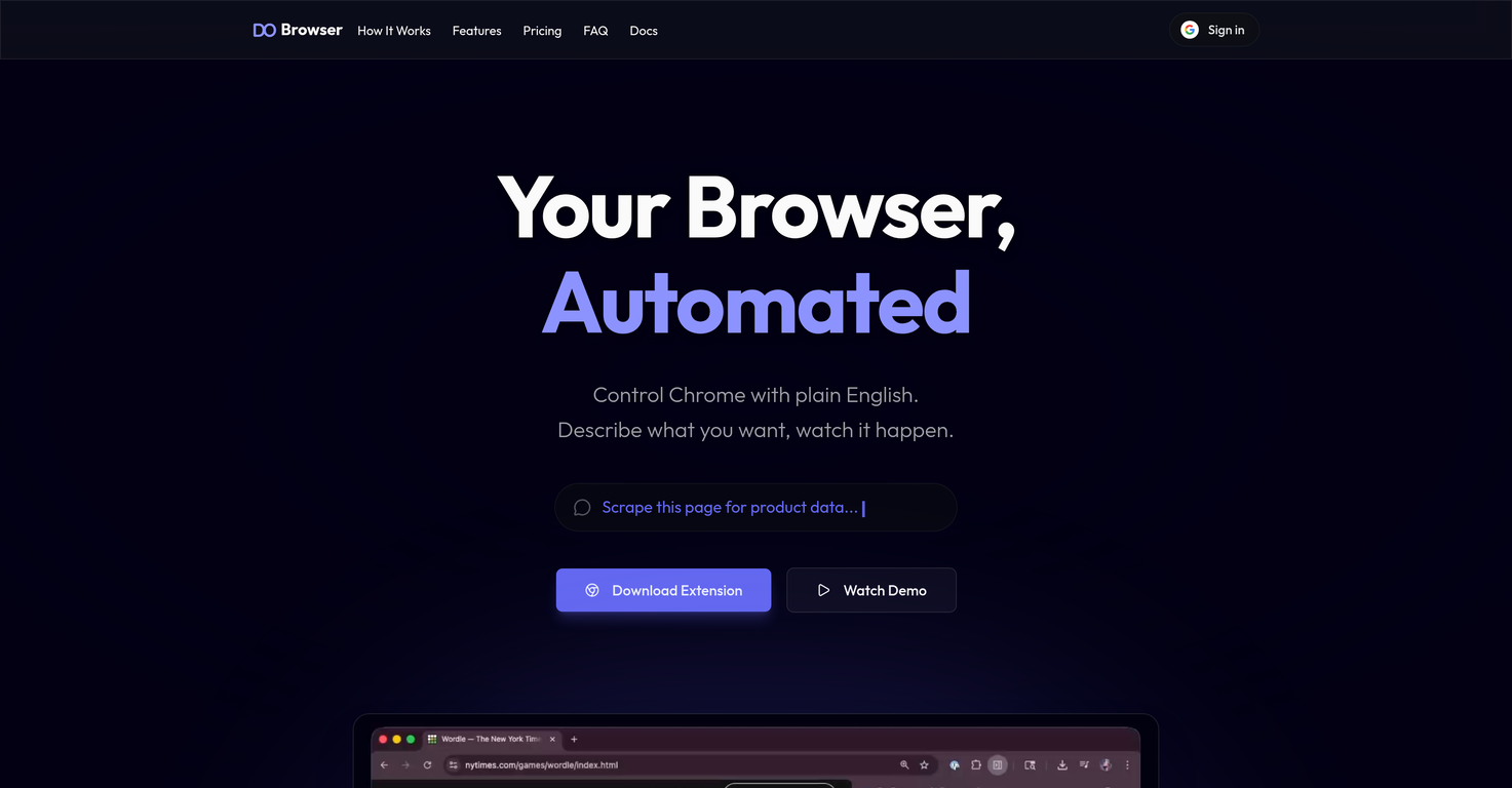 Do Browser website
