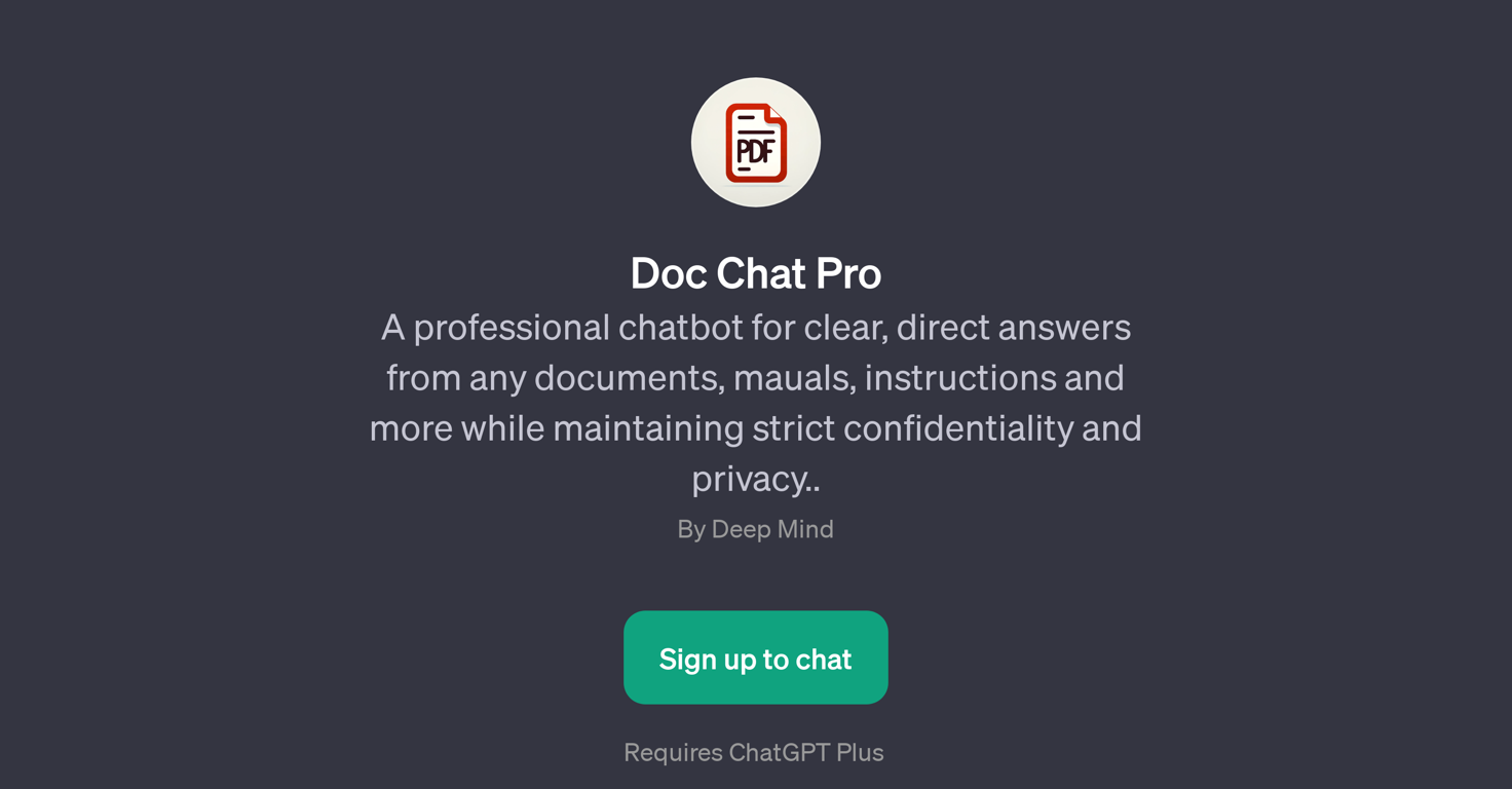 Doc Chat Pro website