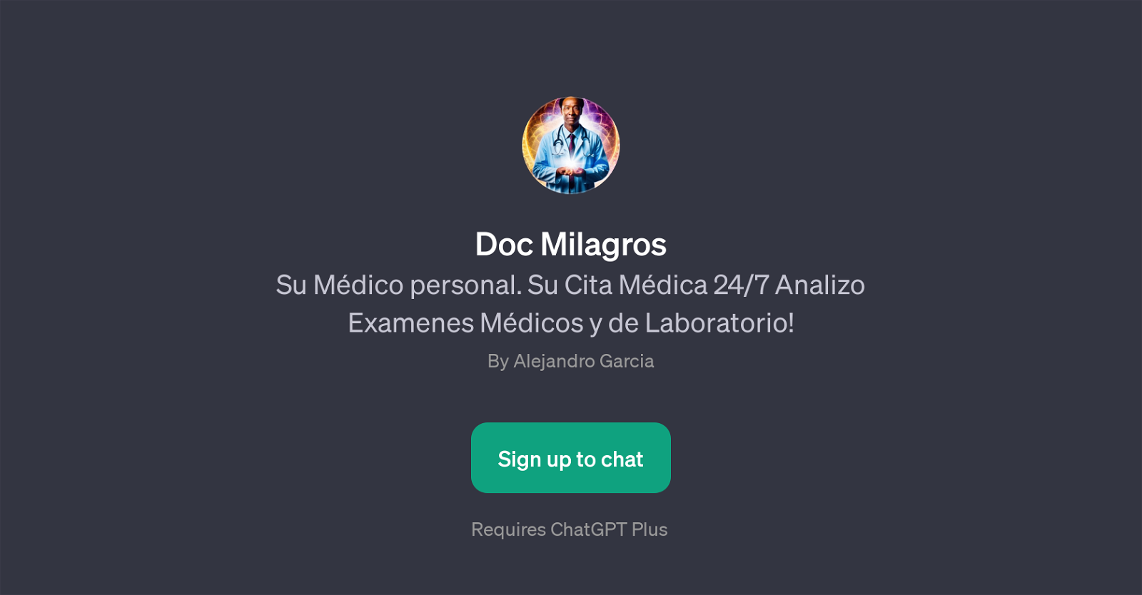 Doc Milagros website