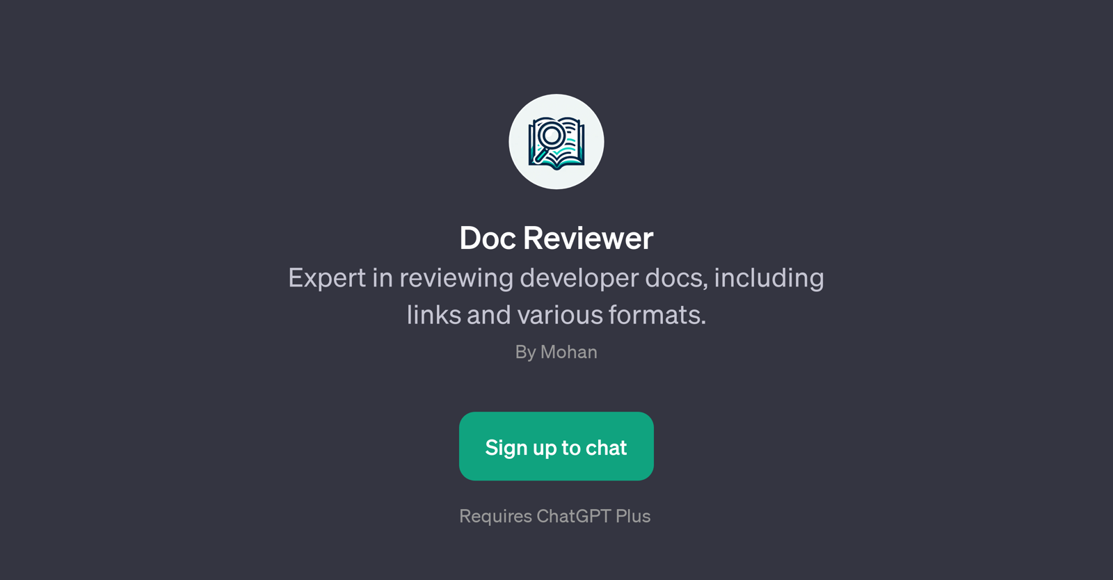 Doc Reviewer website