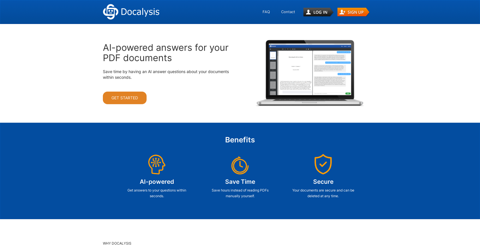 Docalysis website
