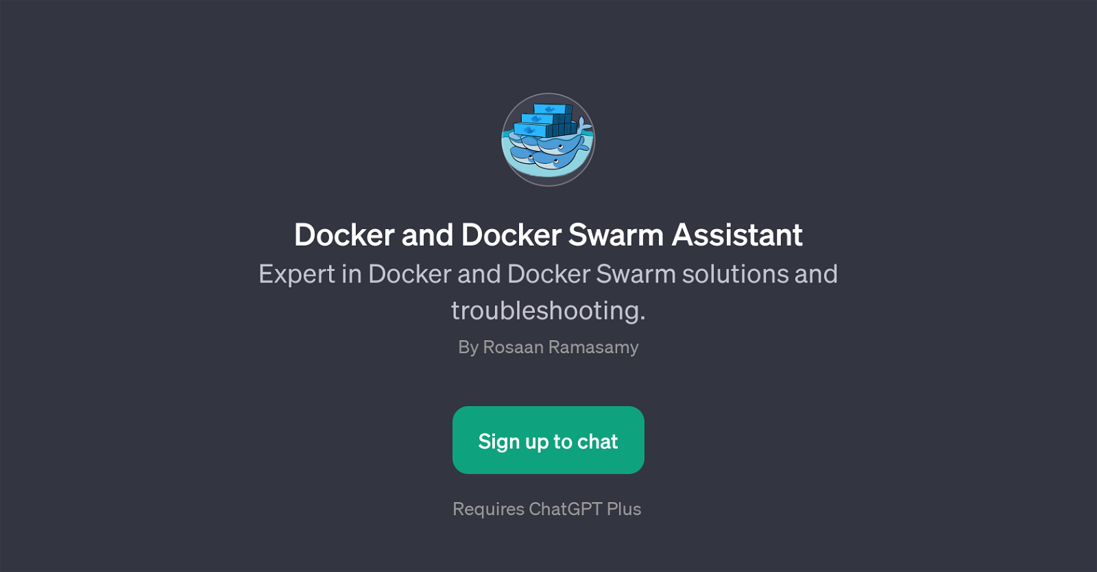 Docker and Docker Swarm Assistant website
