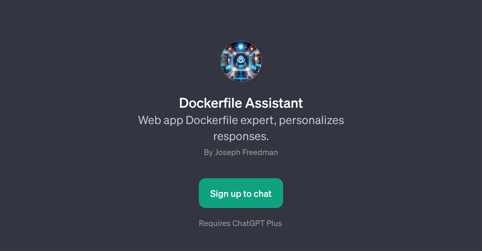 Dockerfile Assistant website