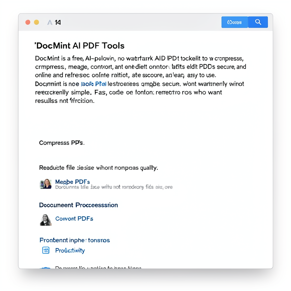 DocMint (or “DocMint AI PDF Tools”) website