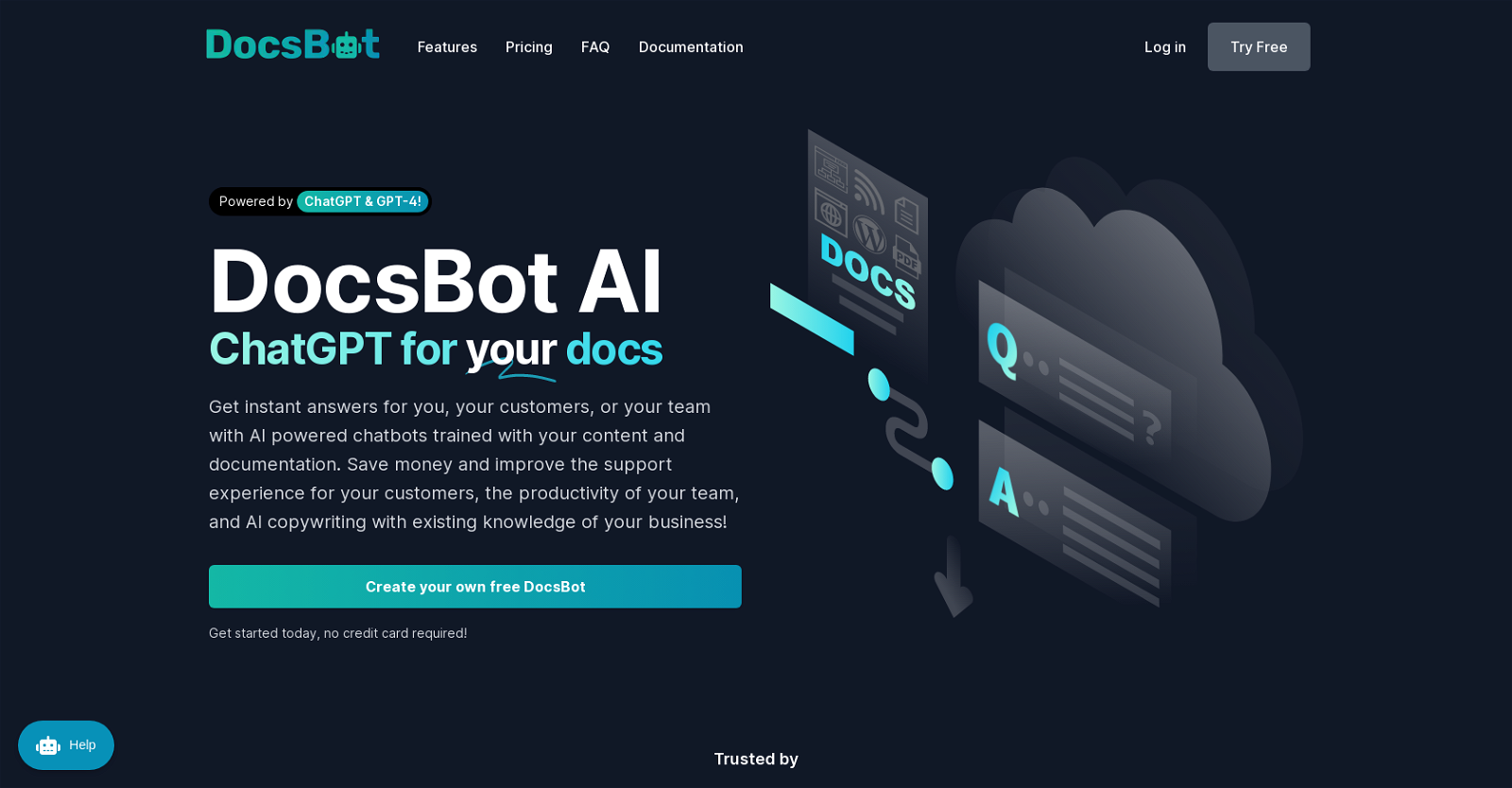 DocsBot  website
