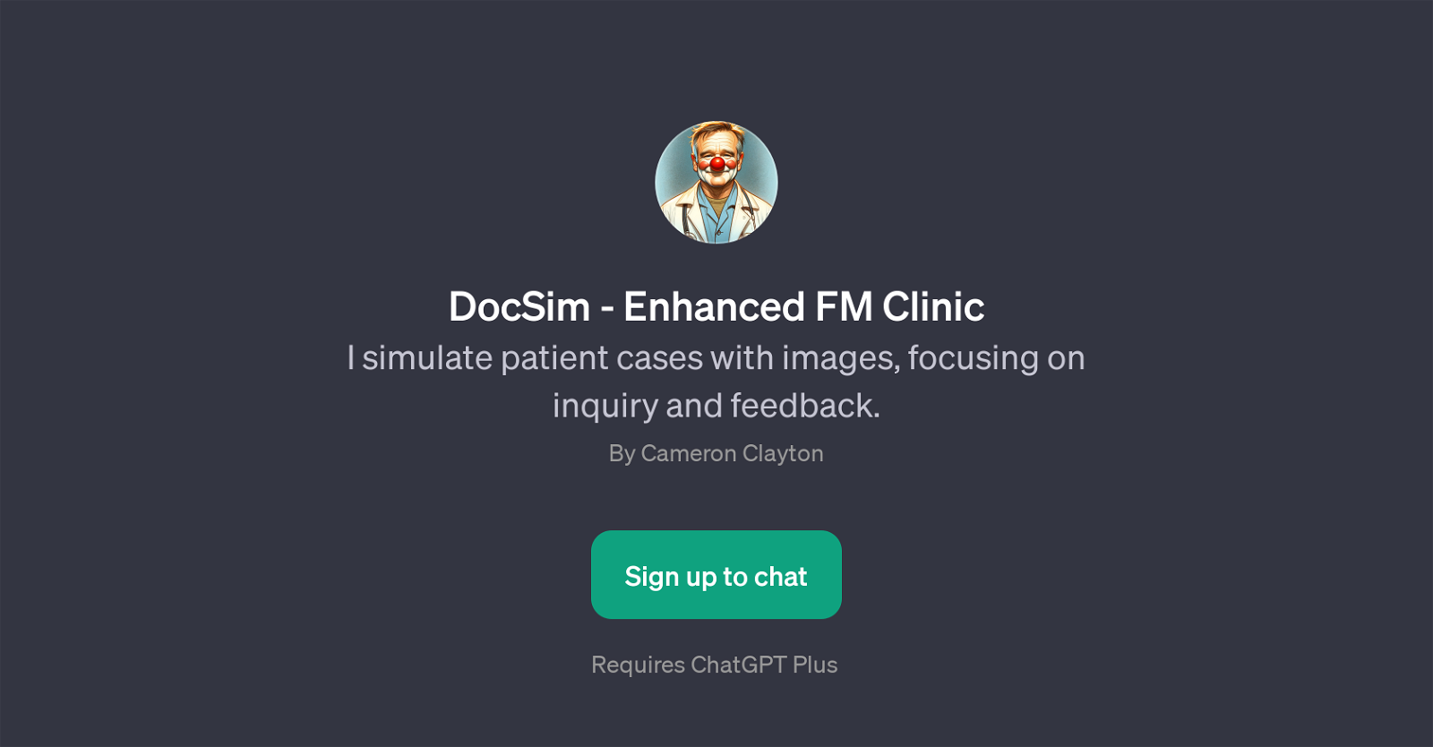 DocSim - Enhanced FM Clinic website