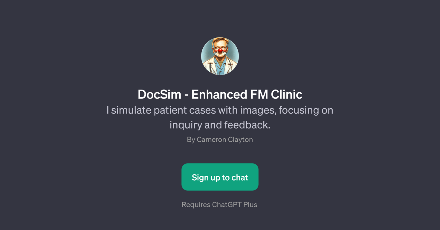 DocSim - Enhanced FM Clinic website