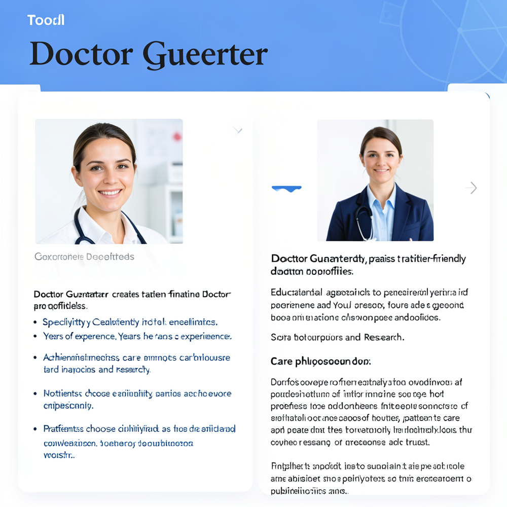 doctor generator website