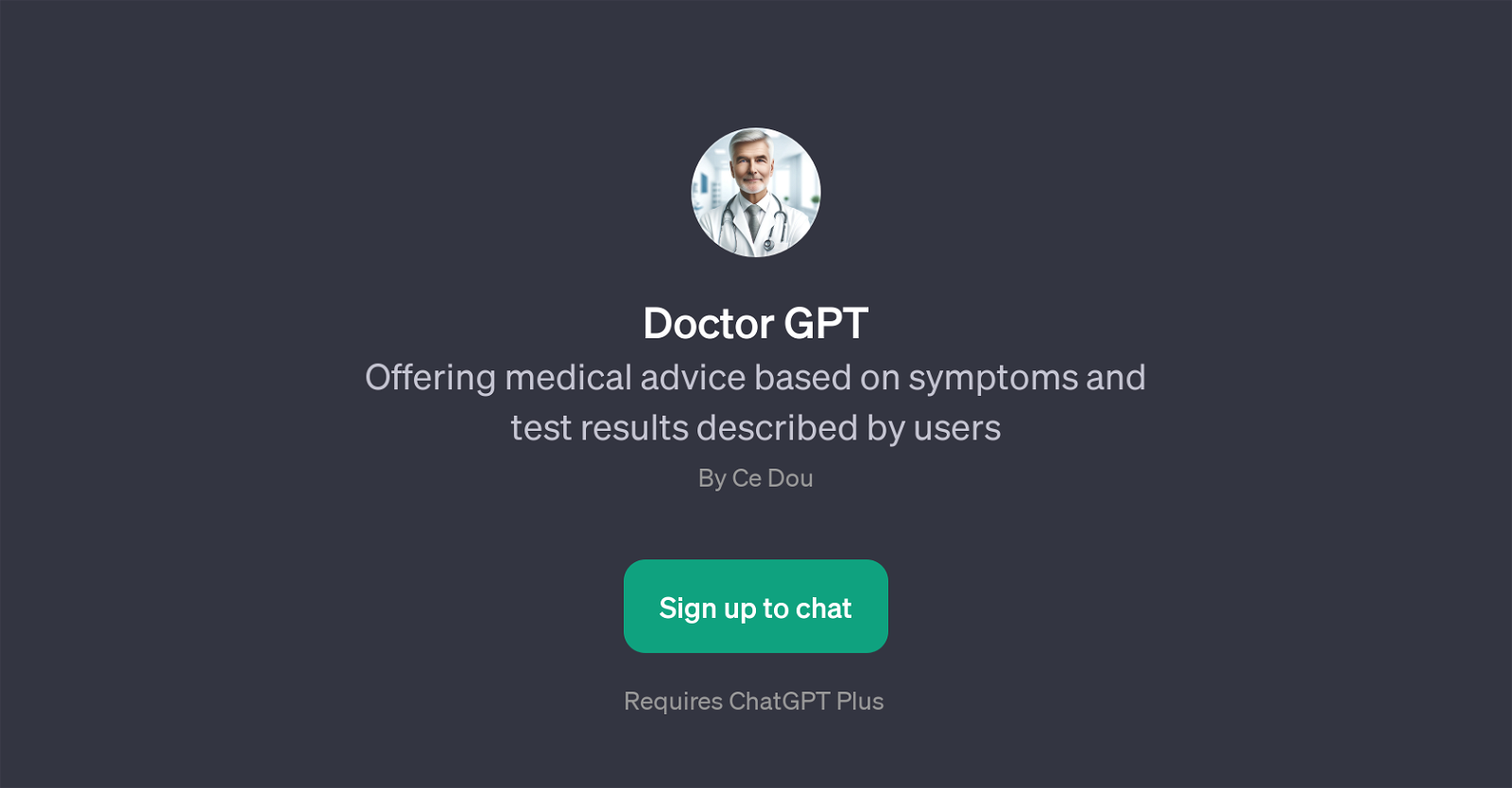Doctor GPT website
