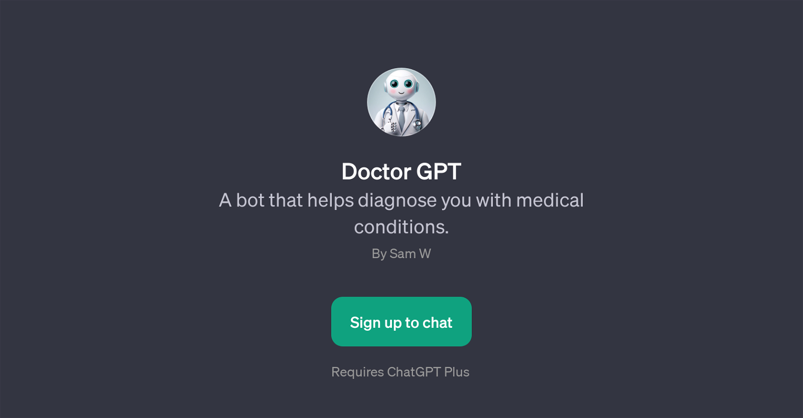Doctor GPT website