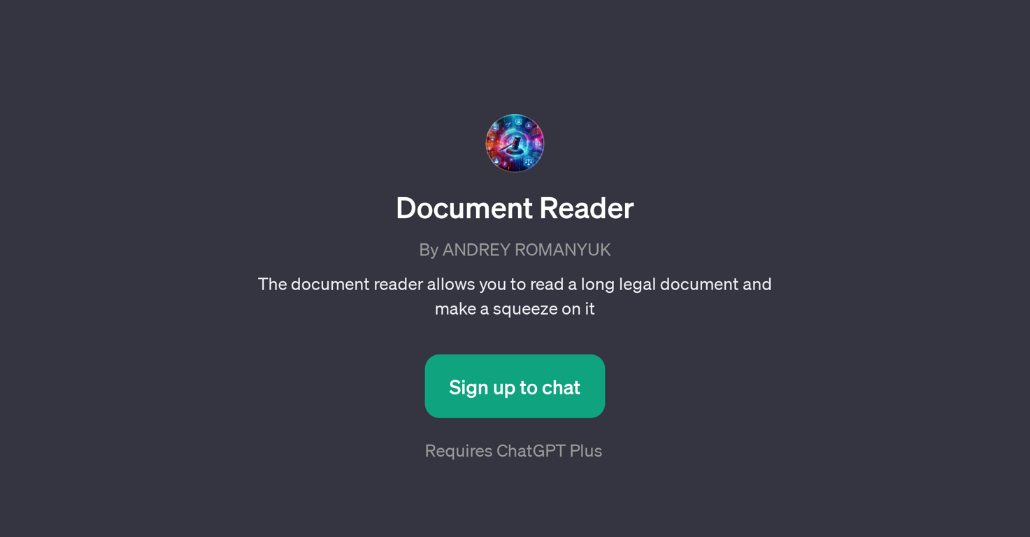 Document Reader website