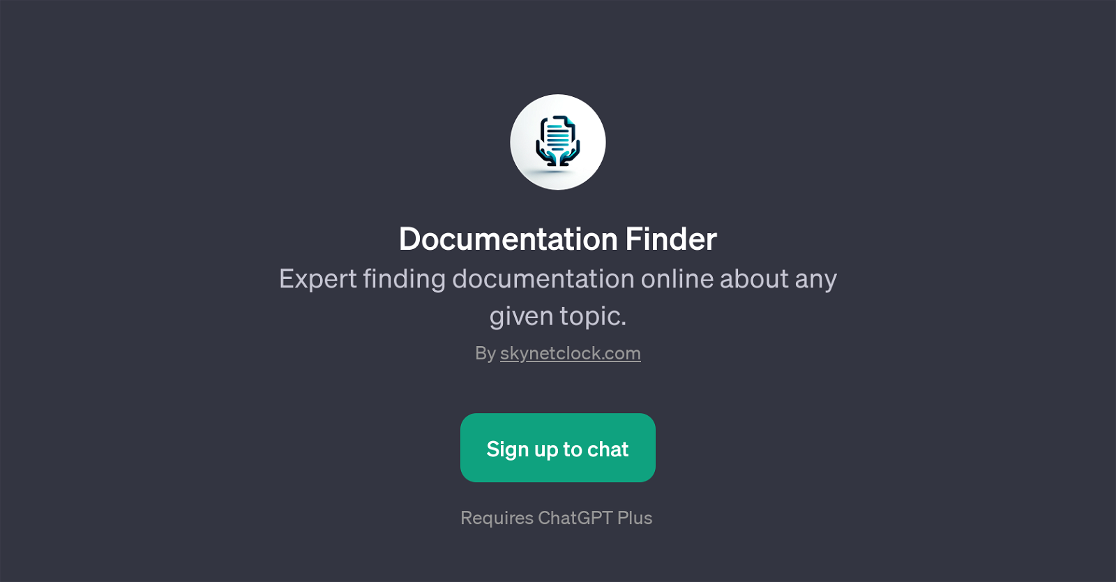 Documentation Finder website