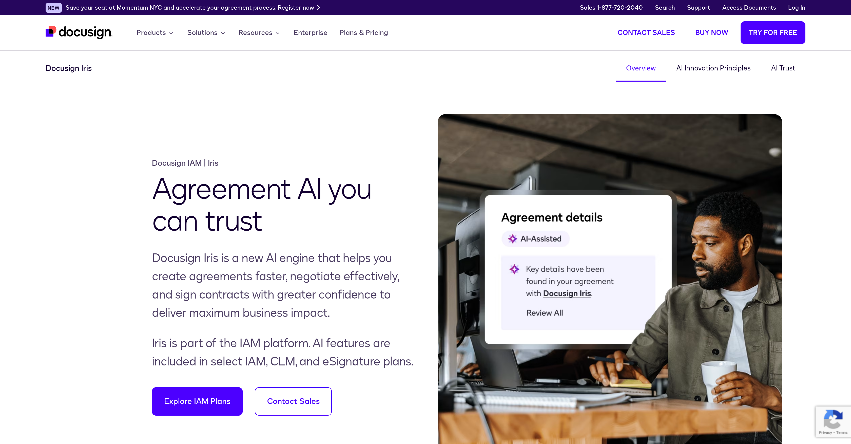 Docusign Iris screenshot