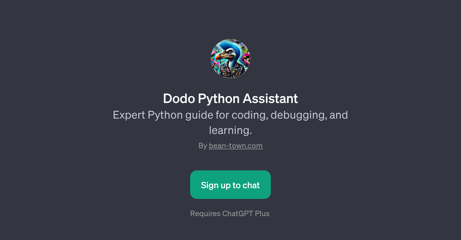 Dodo Python Assistant website