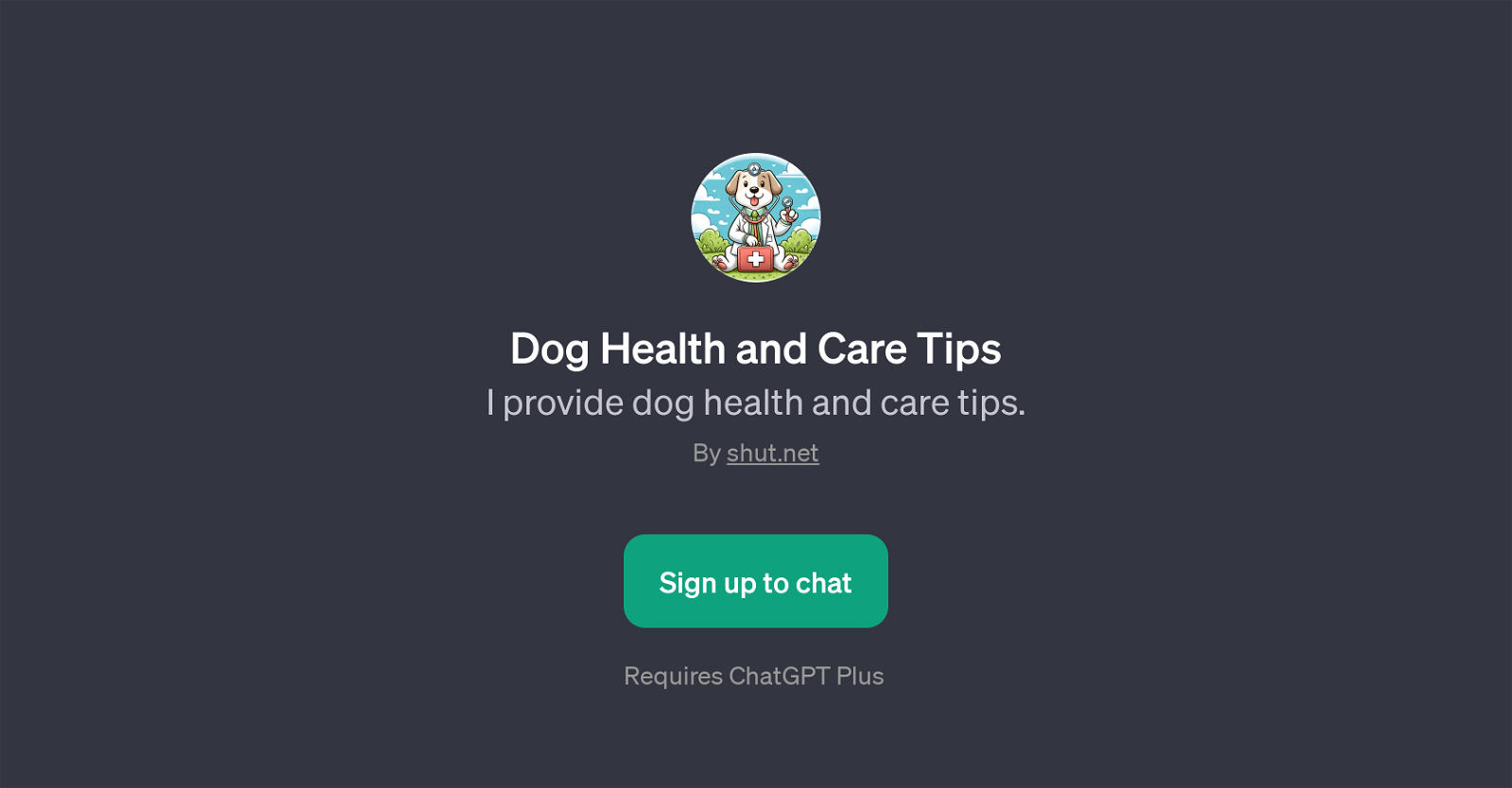 Dog Health and Care Tips website