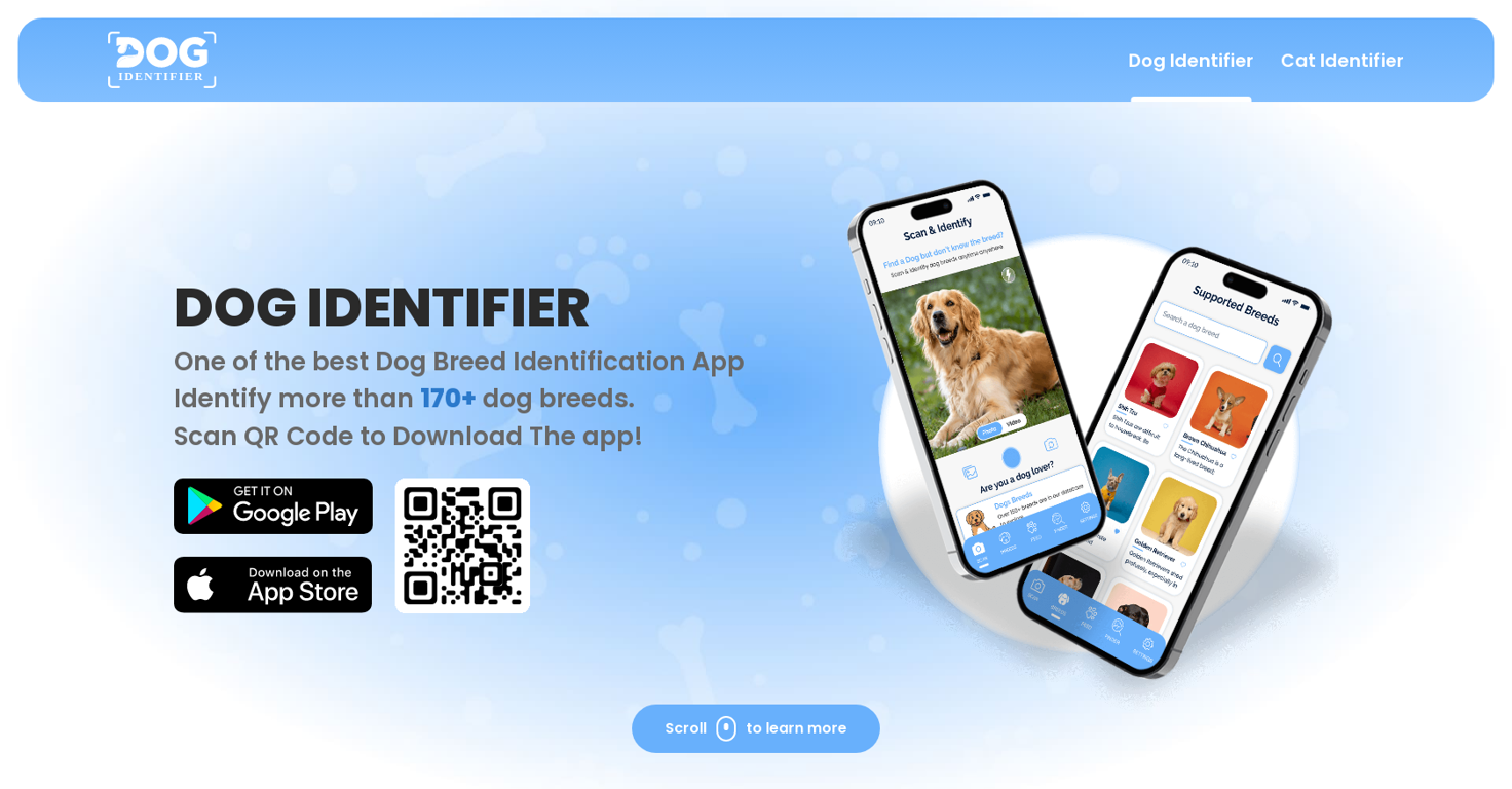 Dog Identifer website