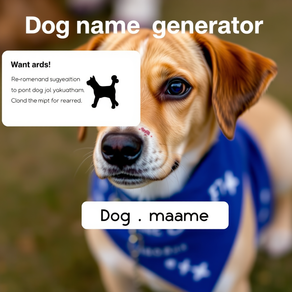 Dog name generator website