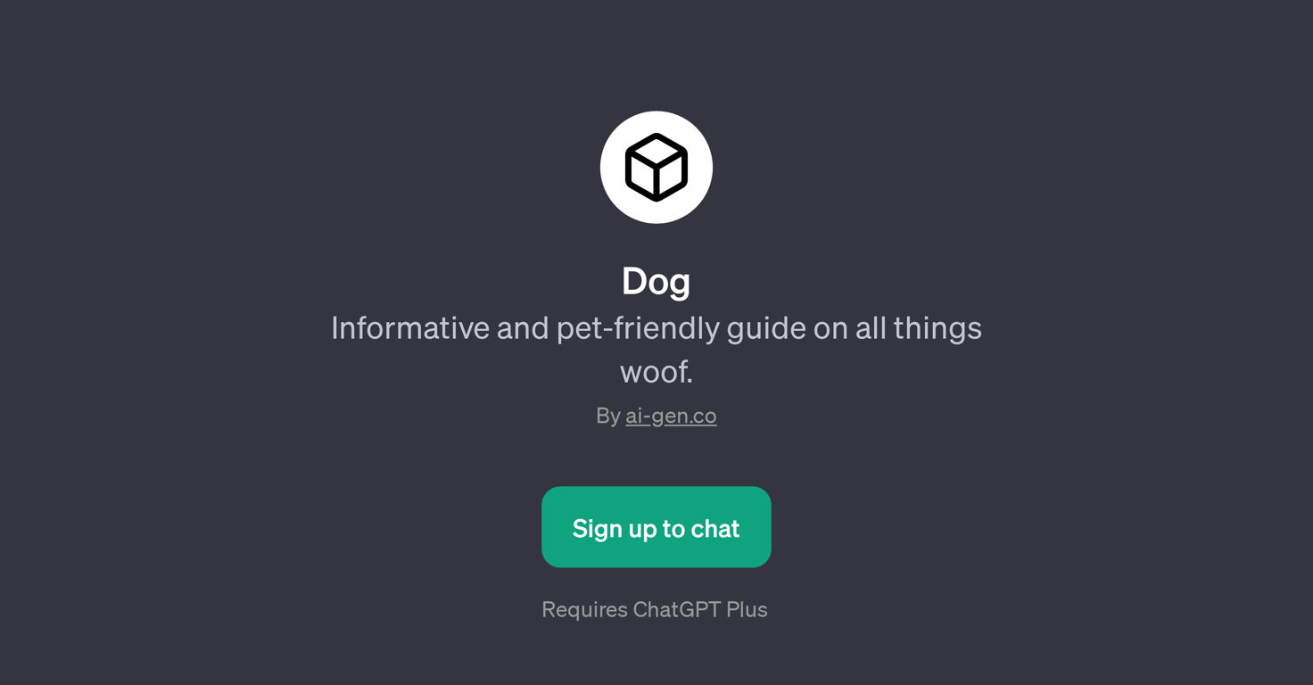 Dog website