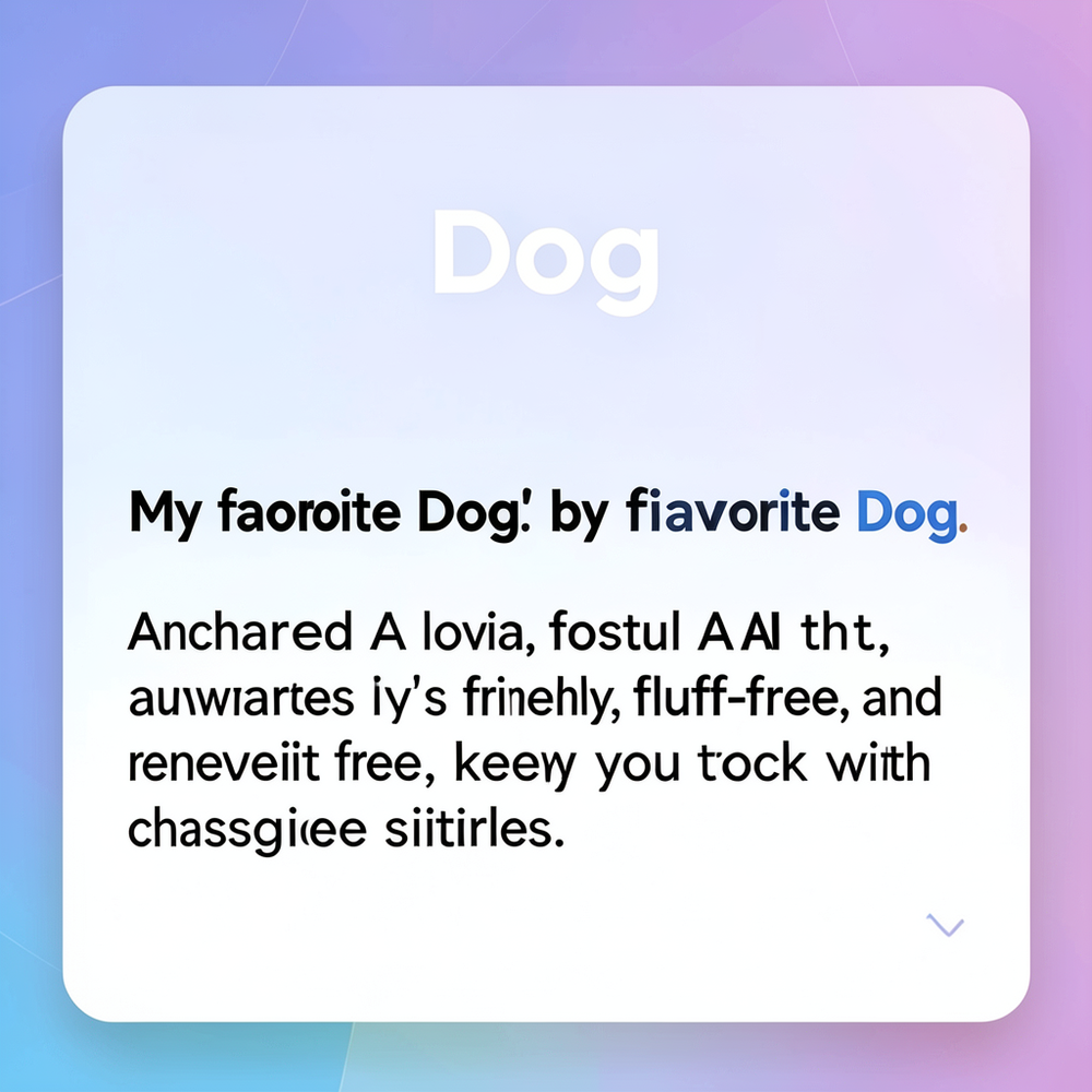 Dog website