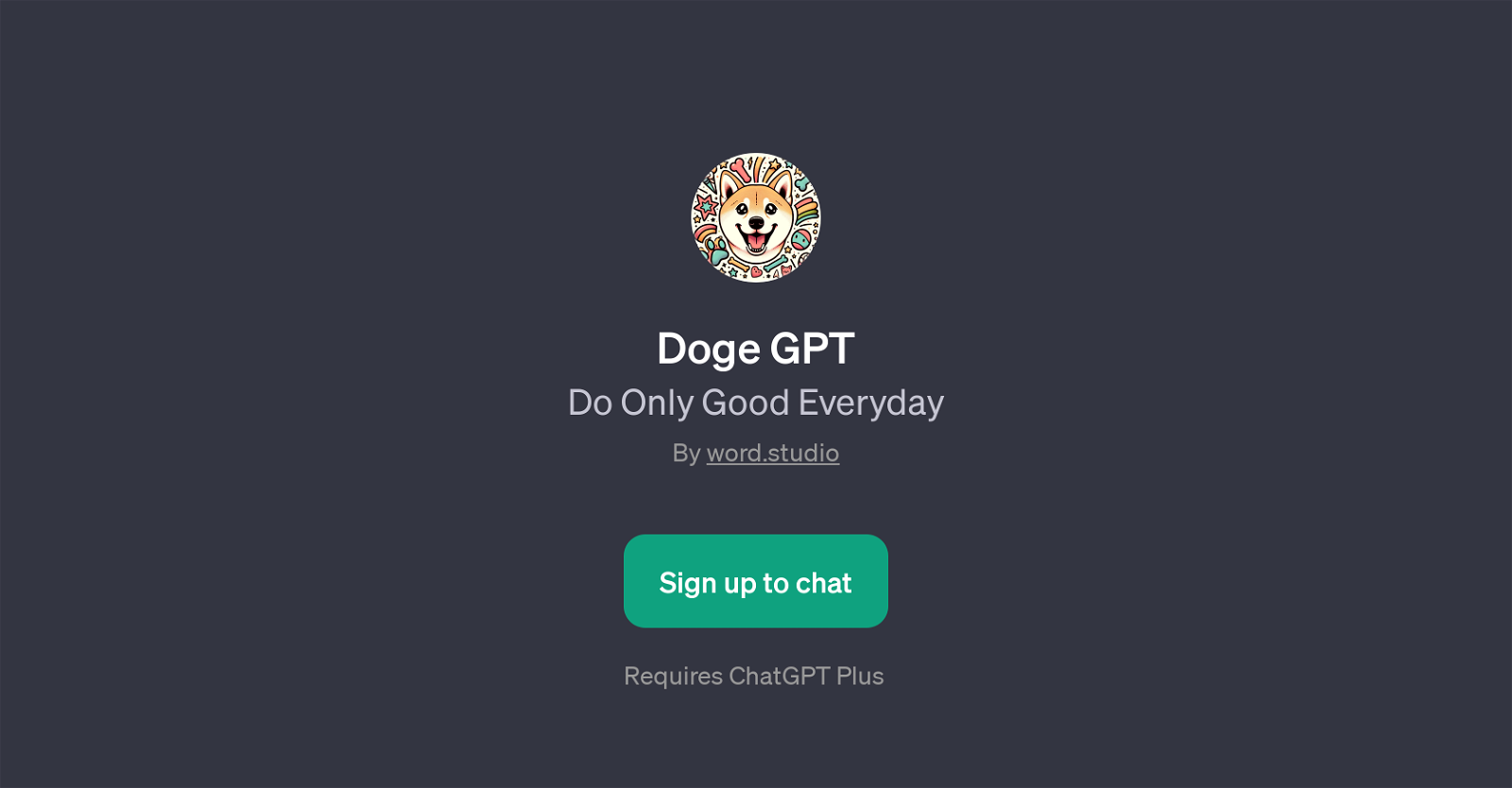 Doge GPT website