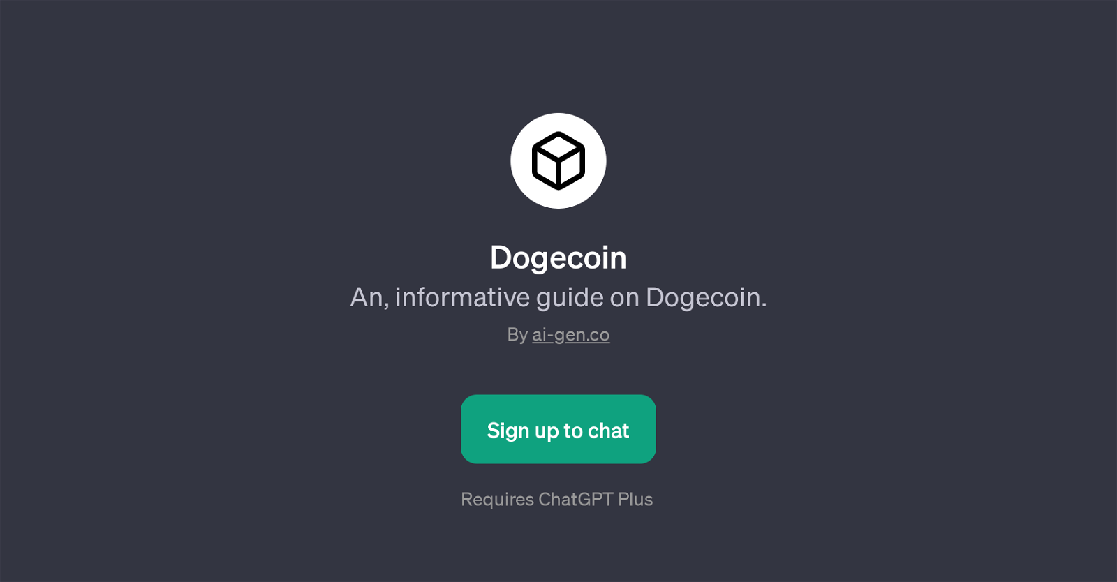 Dogecoin website